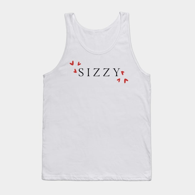 Love Sizzy Tank Top by BeCreativeArts